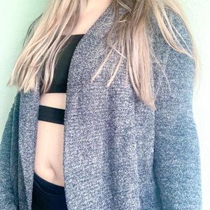 navy blue barefoot dreams cardigan!